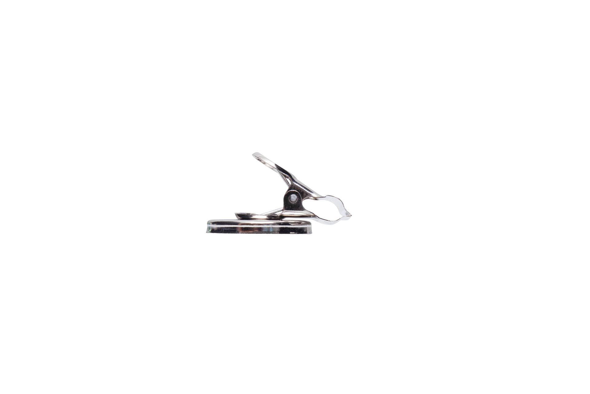 Papierklem MAUL Bulldog met magneet 30mm zilver 2 stuks 4