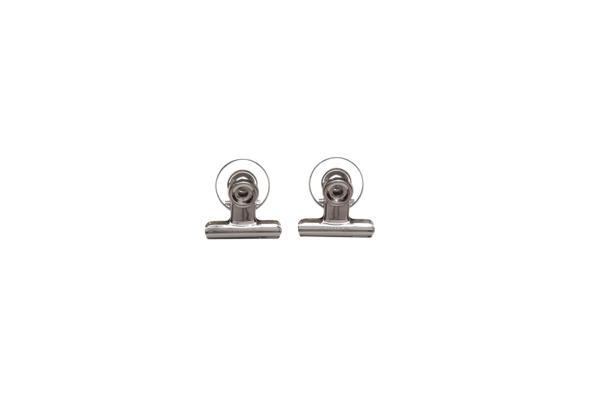 Papierklem MAUL Bulldog met magneet 40mm zilver 2 stuks 8