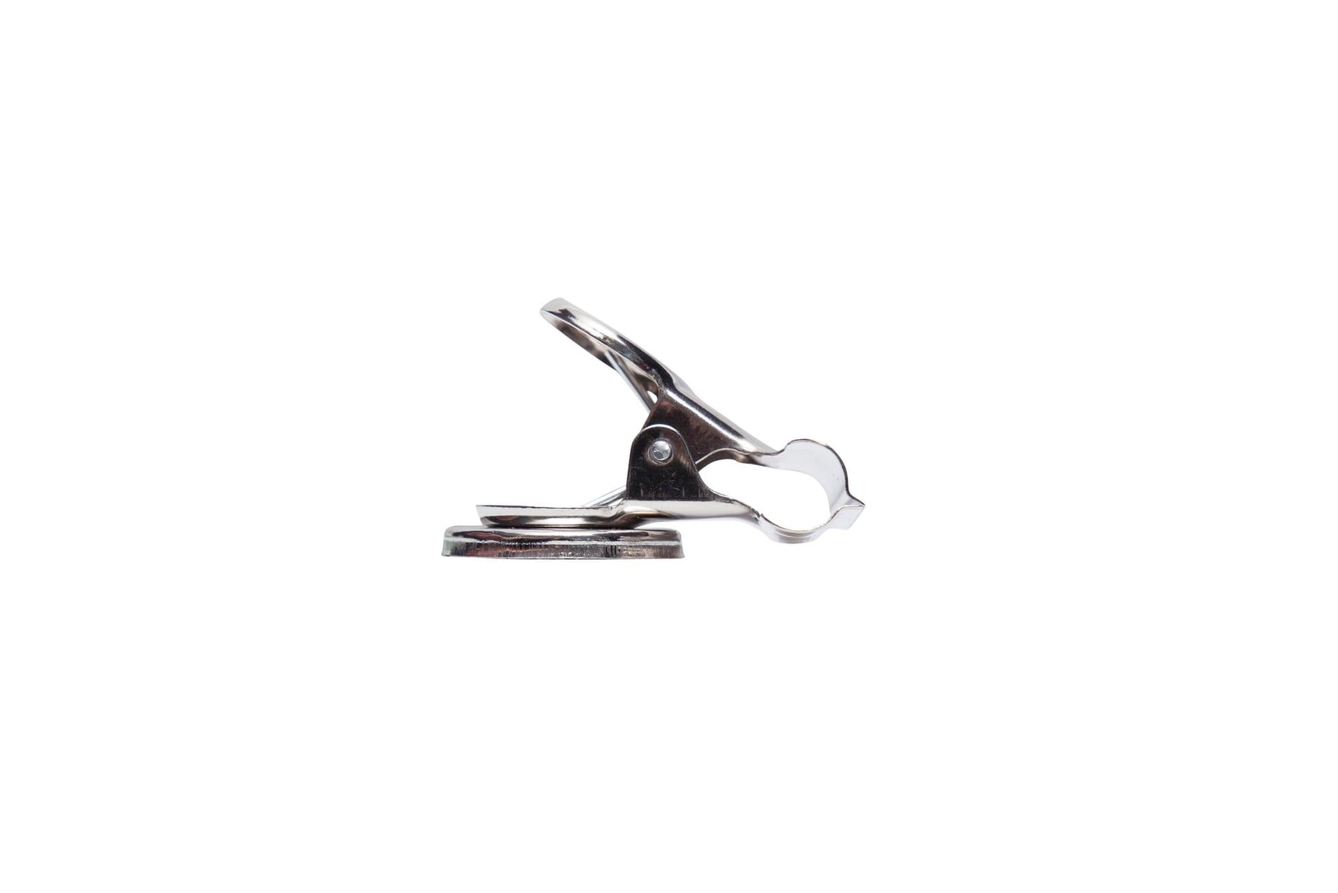 Papierklem MAUL Bulldog met magneet 52mm zilver 2 stuks 3