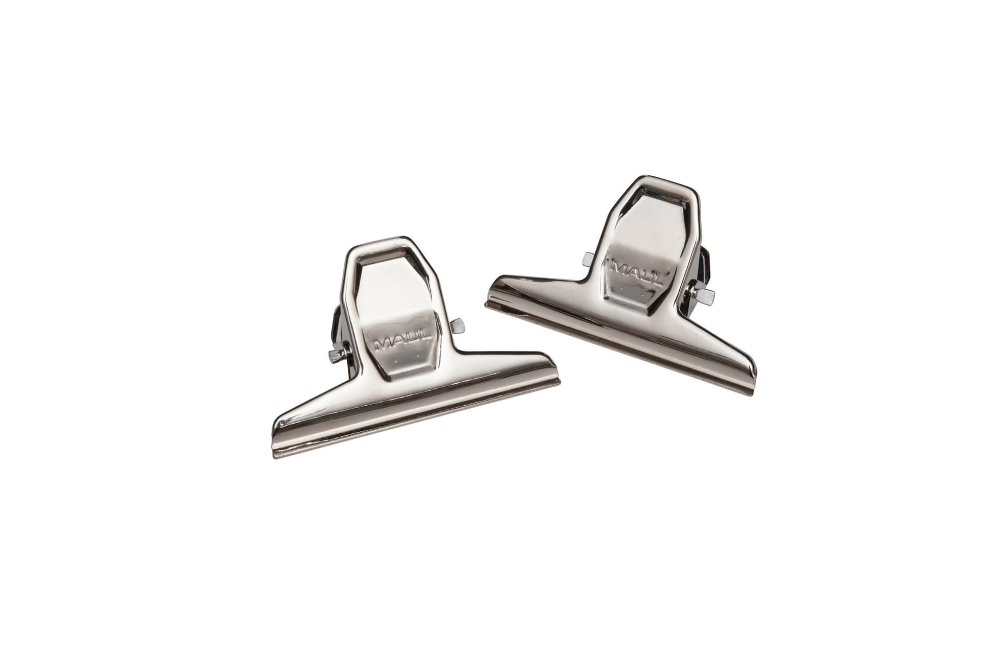 Papierklem MAUL Pro 75mm capaciteit 20mm zilver 2 stuks 10