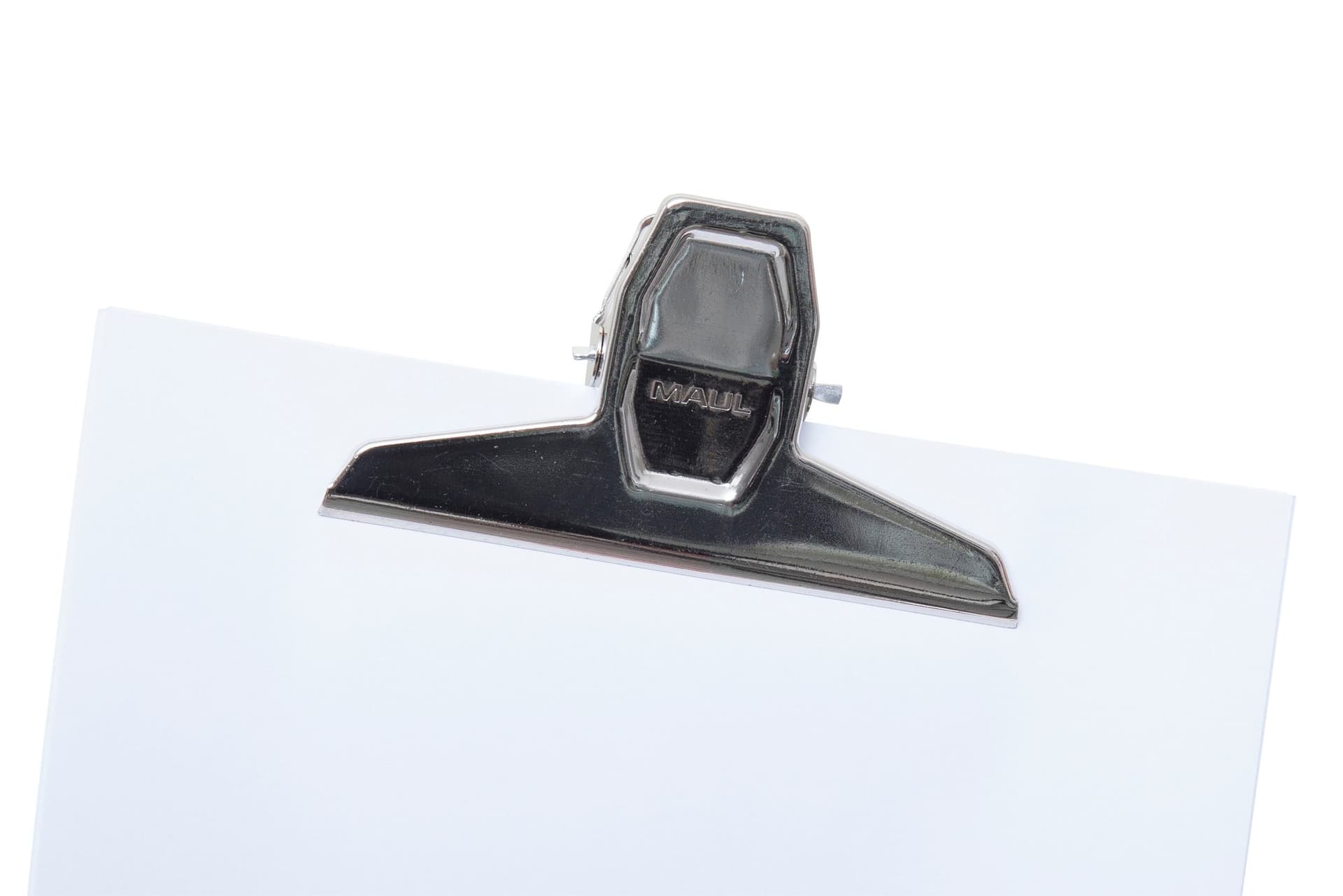 Papierklem MAUL Pro 125mm capaciteit 30mm zilver 6