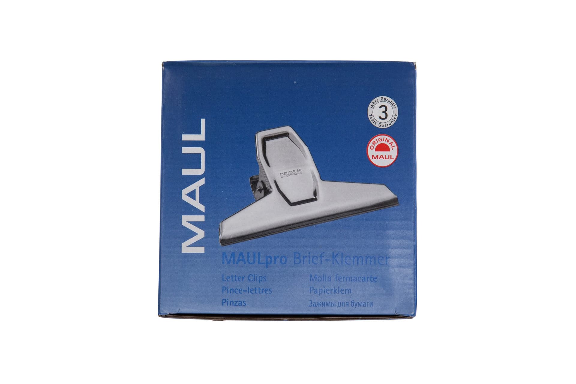 Papierklem MAUL Pro 95mm capaciteit 25mm zilver 10