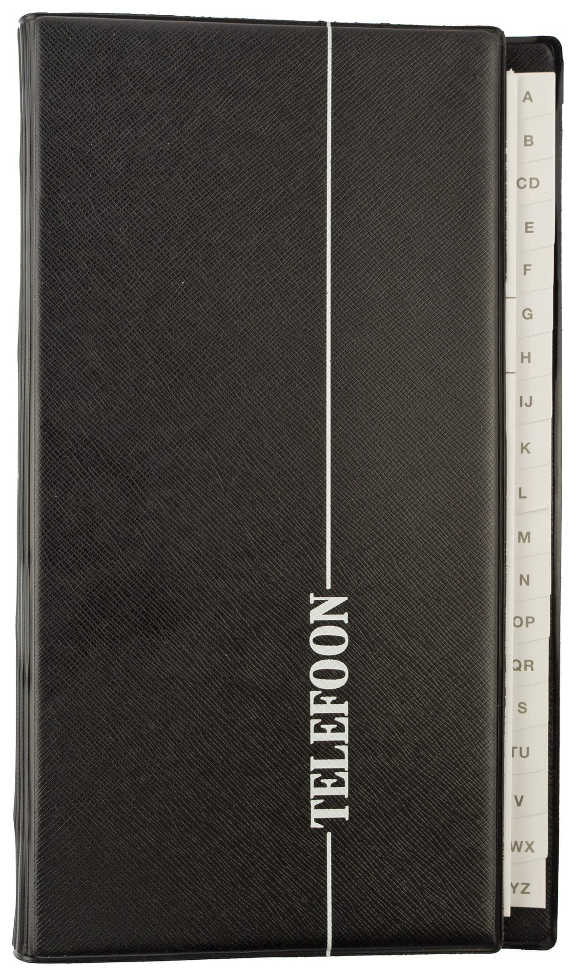 Telefoonalbum Kangaro 215x130mm A-Z 4-rings zwart