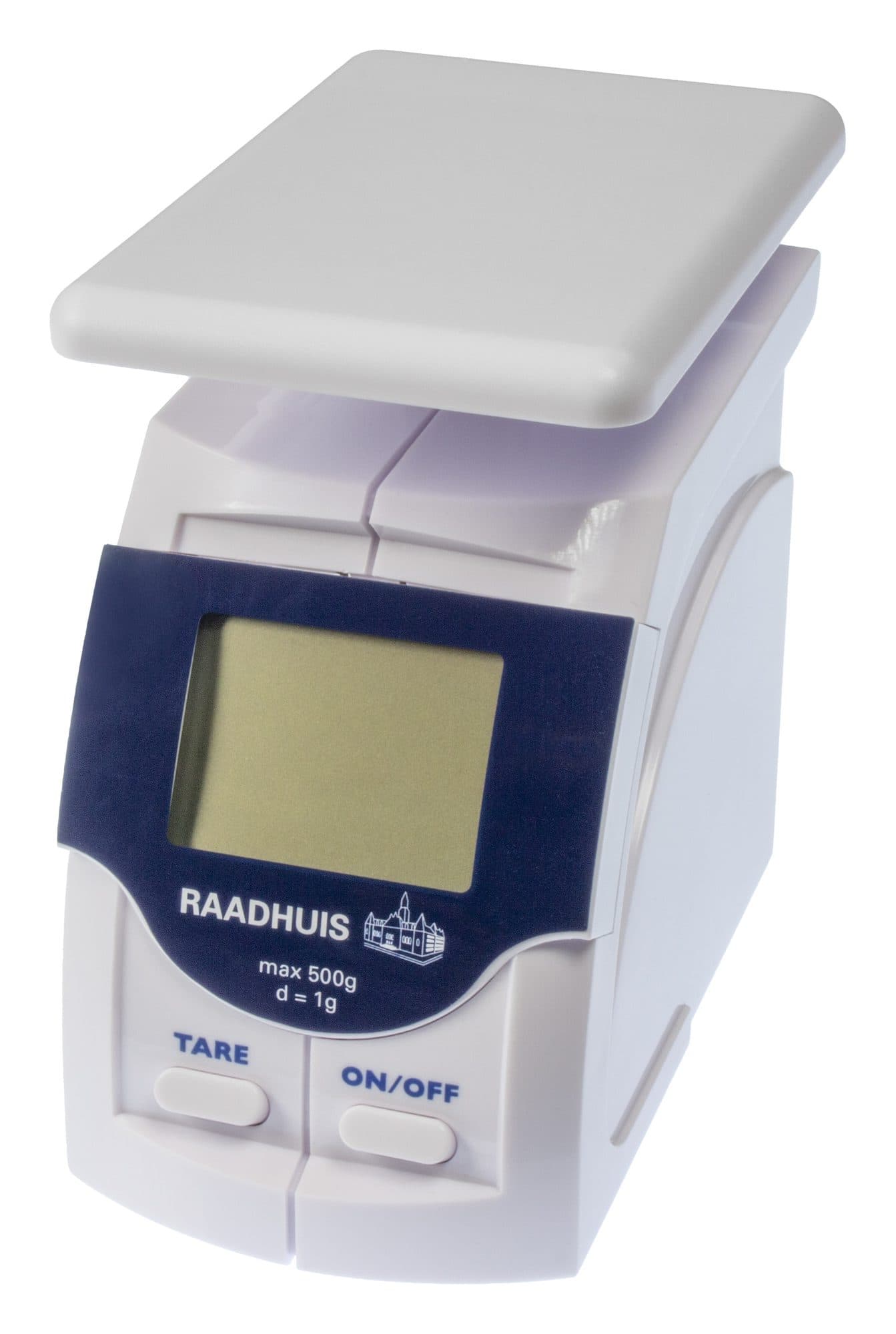 Briefweger Raadhuis tot 500 gram kunststof wit 2