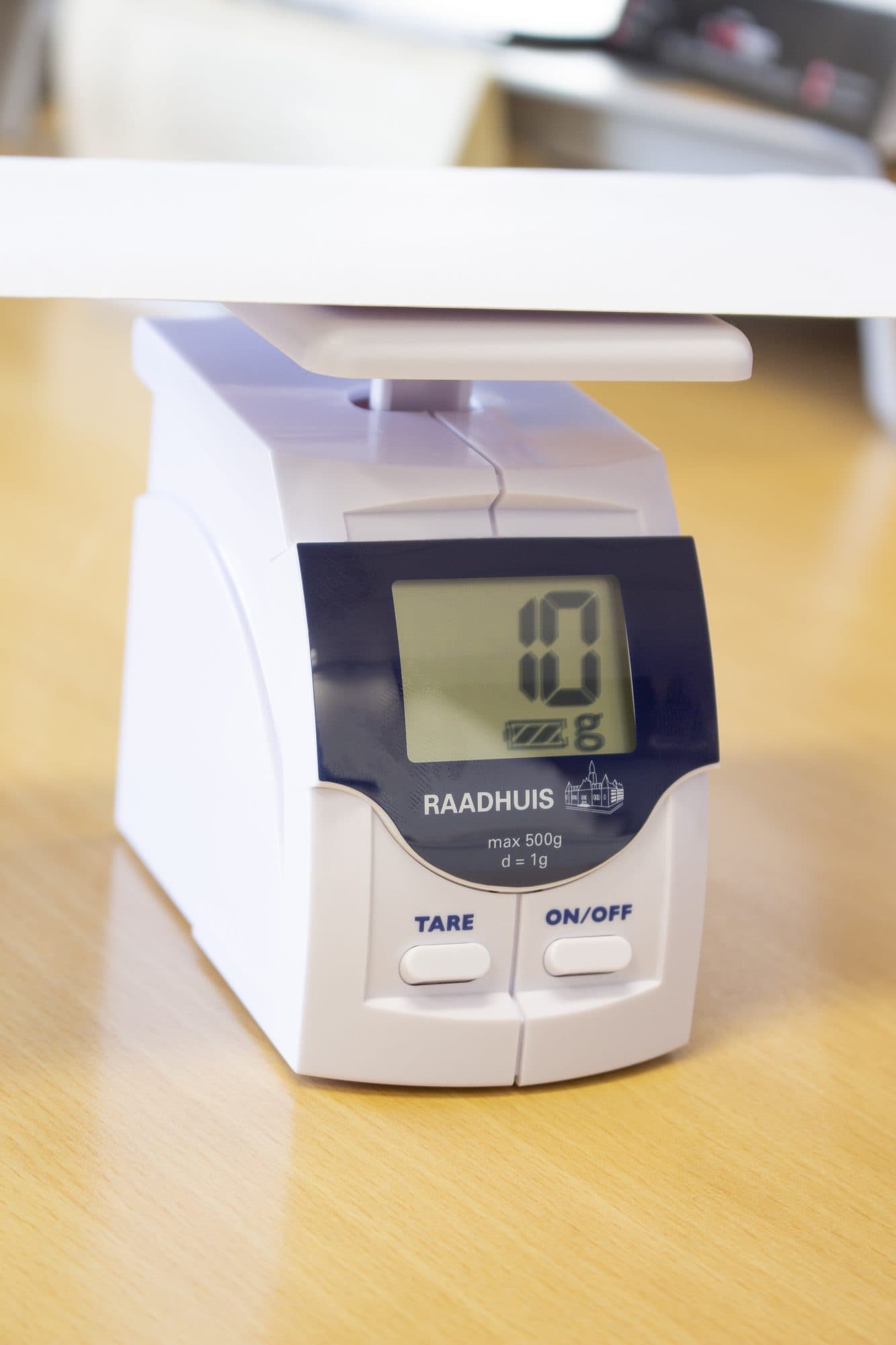 Briefweger Raadhuis tot 500 gram kunststof wit 3