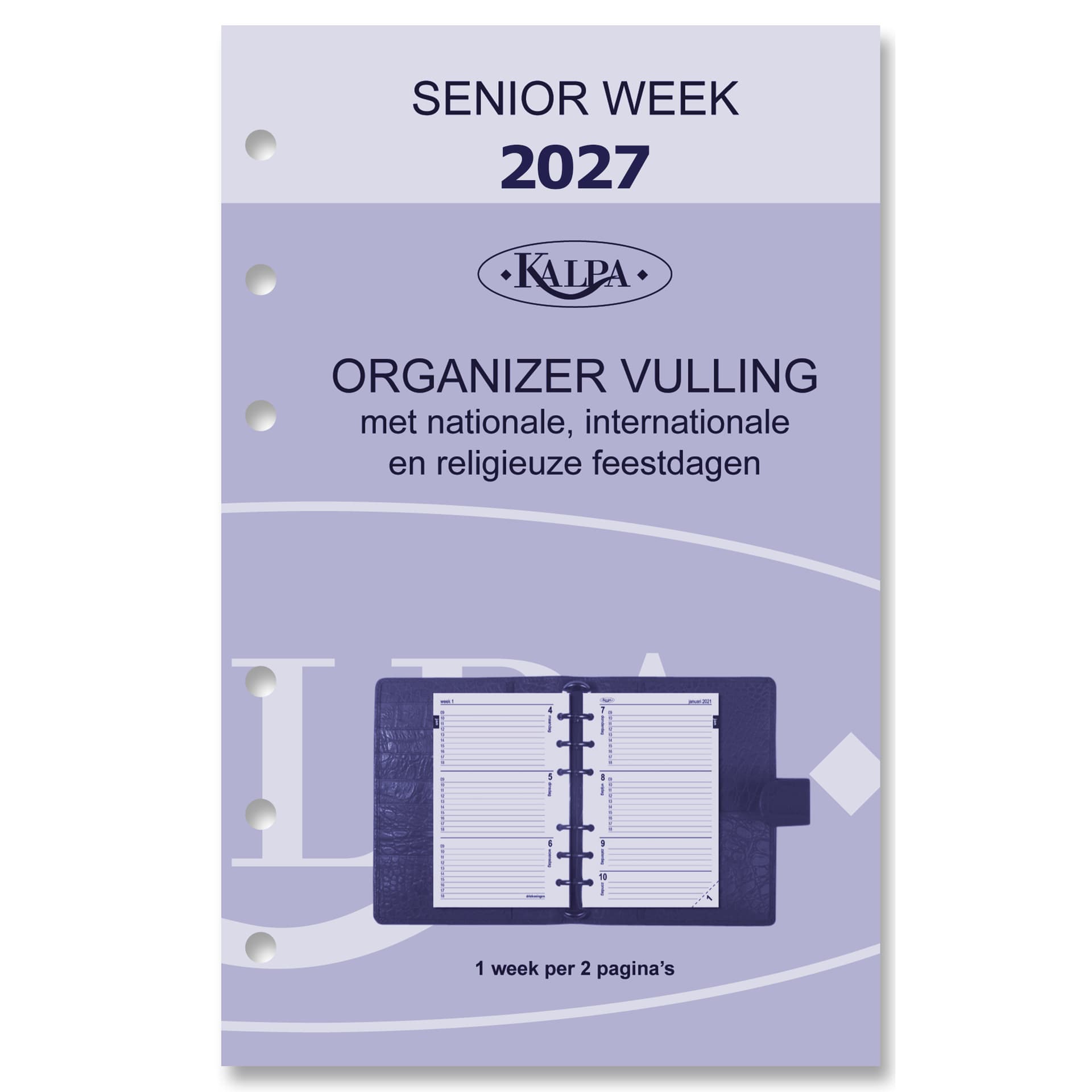 Agendavulling 2027 Kalpa Senior 7dagen/2pagina's