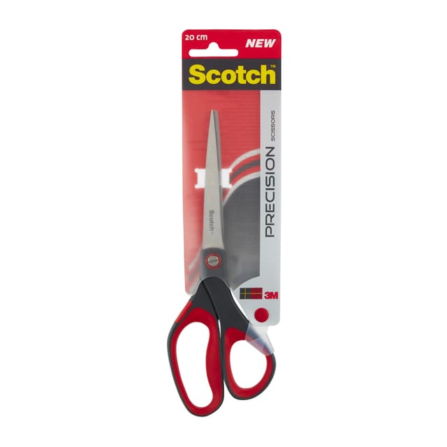Schaar Scotch 20cm precision rood blister 2