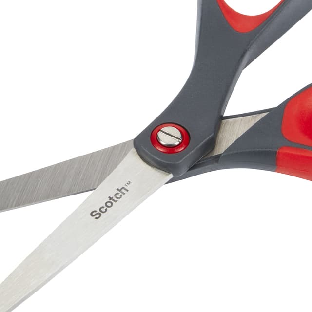 Schaar Scotch 20cm precision rood blister 3