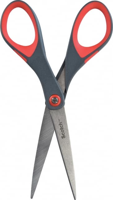 Schaar Scotch 18cm precision rood blister 3