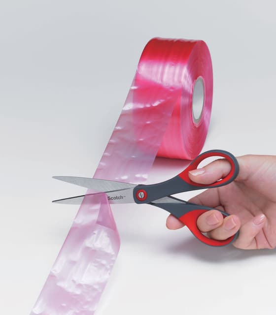 Schaar Scotch 18cm precision rood blister 4
