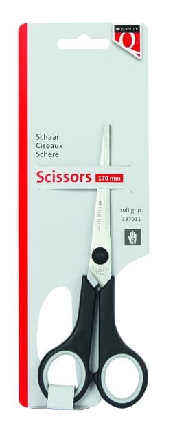 Schaar Quantore 170mm soft grip zwart 2