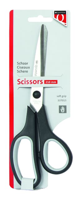 Schaar Quantore 210mm soft grip zwart 2
