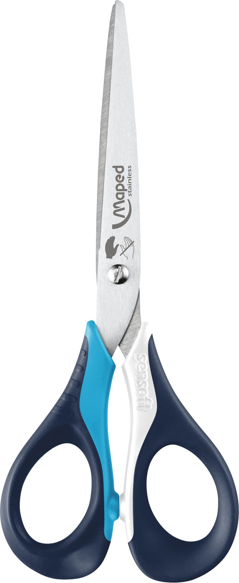 Schaar Maped Sensoft 16cm links assorti 4