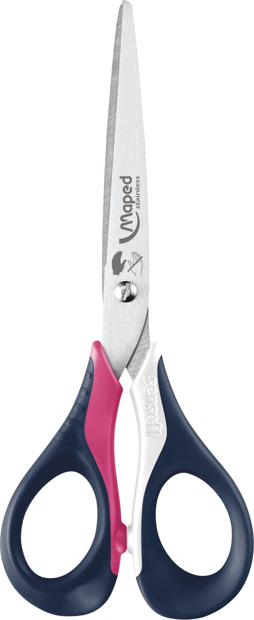 Schaar Maped Sensoft 16cm links assorti 6