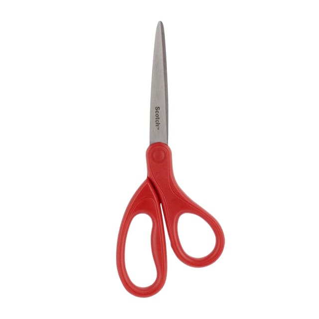 Schaar Scotch 18cm universeel rood blister 3
