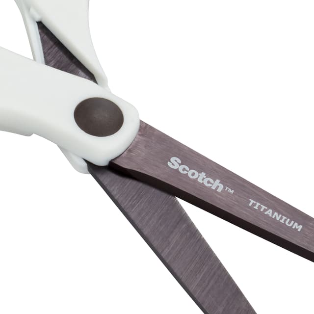 Schaar Scotch 20cm titanium met groot oog groen blister 4