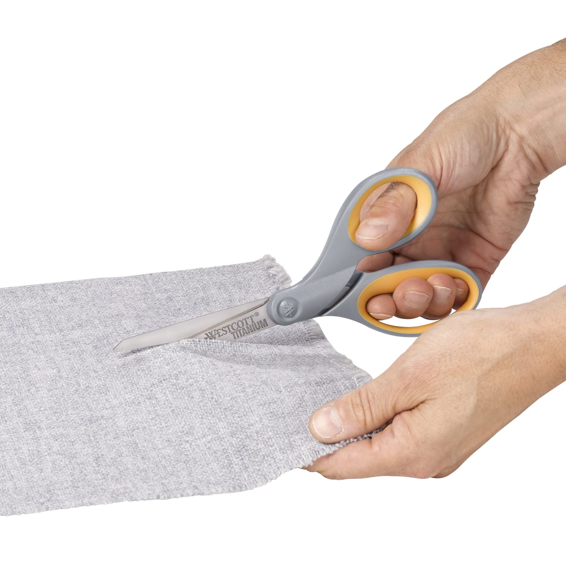 Kantoorschaar Westcott 210mm met softgrip titanium 6