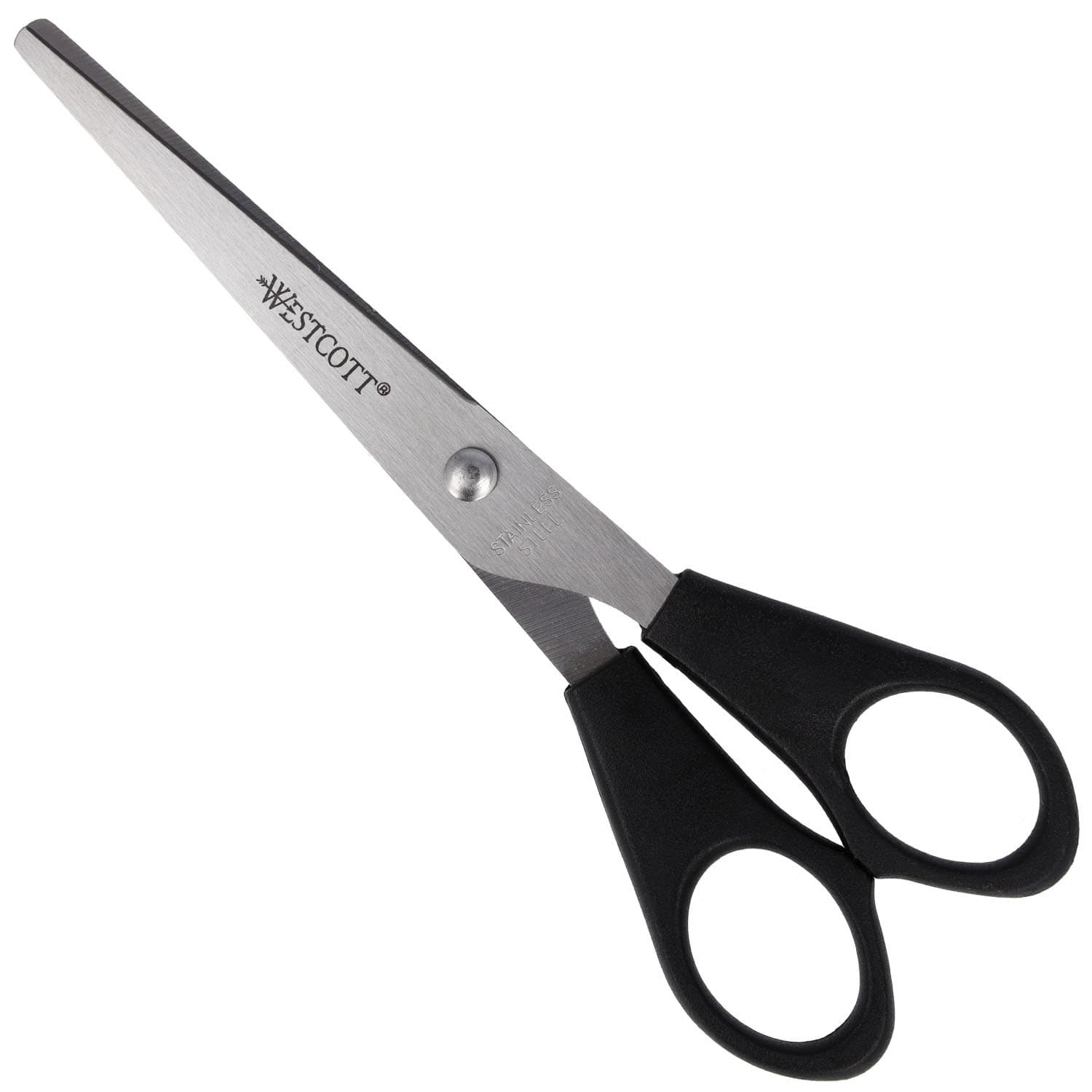 Kantoorschaar Westcott 155mm met kunststof grip rvs 3
