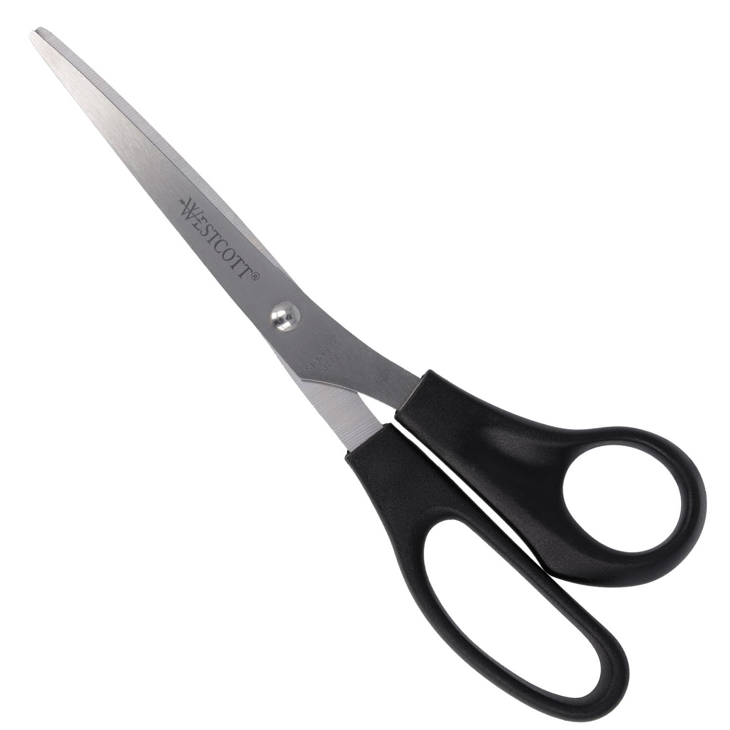 Kantoorschaar Westcott 210mm met kunststof grip rvs 3