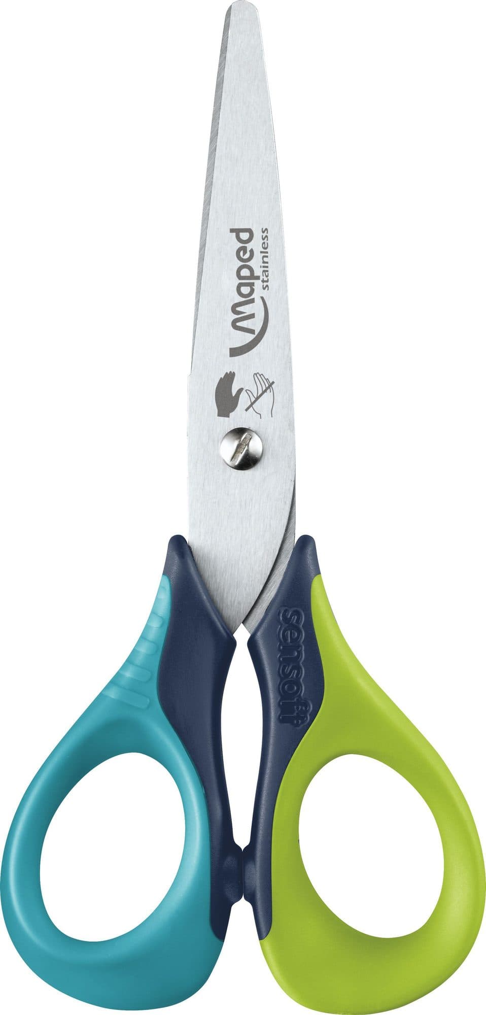 Kinderschaar Maped Sensoft 13cm links assorti 4
