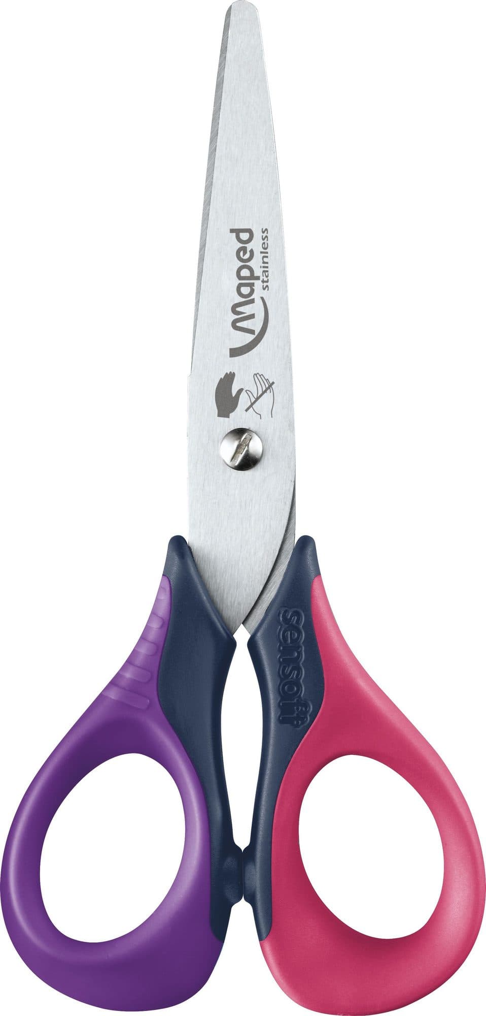 Kinderschaar Maped Sensoft 13cm links assorti 6