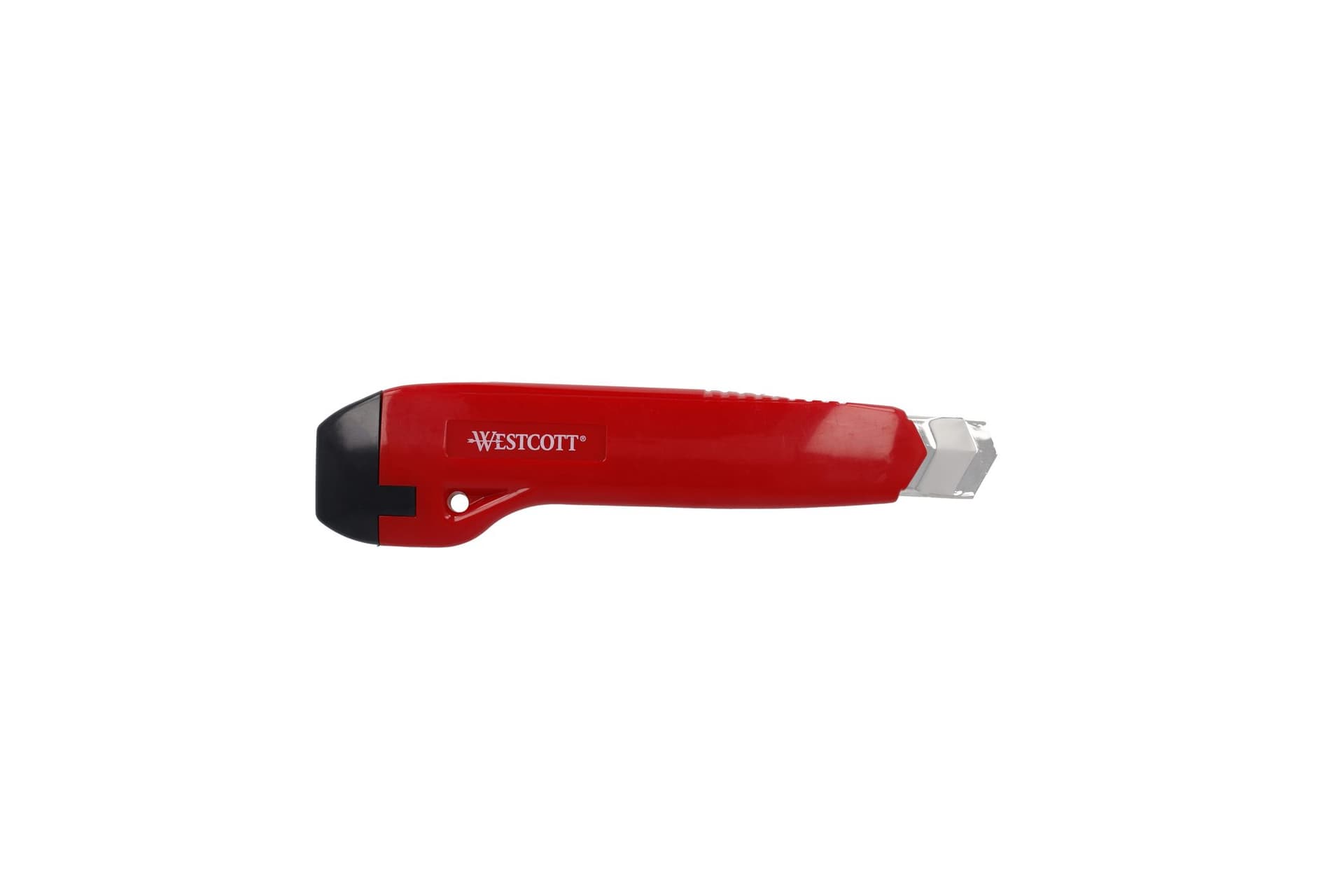 Snijmes Westcott premium 18mm met schuifsluiting rood 4