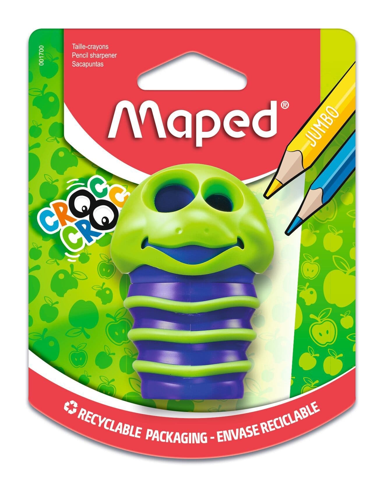 Puntenslijper Maped Croc Croc Bug 2gaats assorti 2