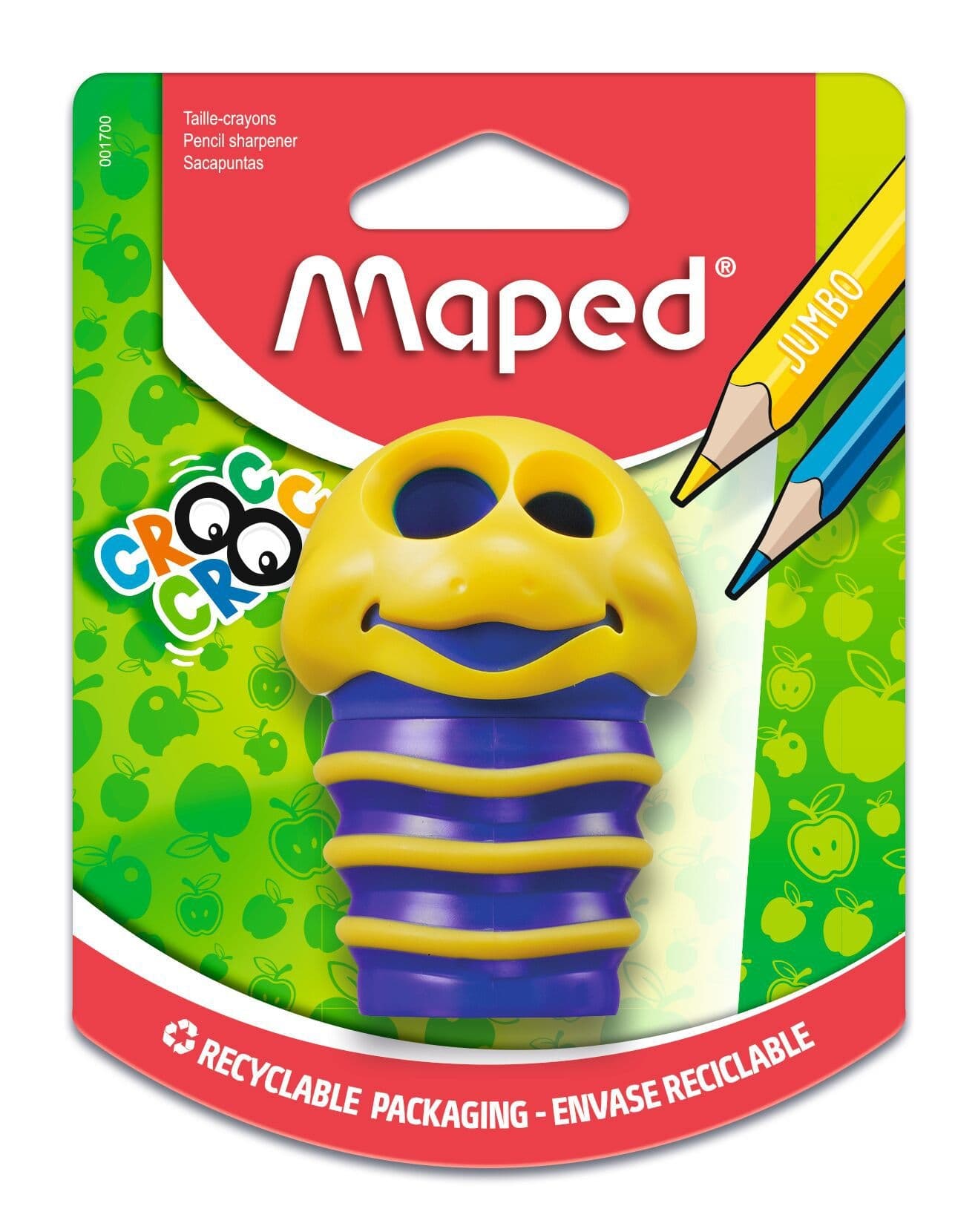 Puntenslijper Maped Croc Croc Bug 2gaats assorti 3