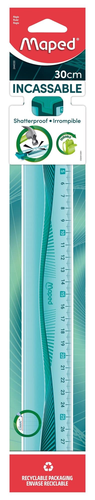 Liniaal Maped Flex 30cm assorti 2