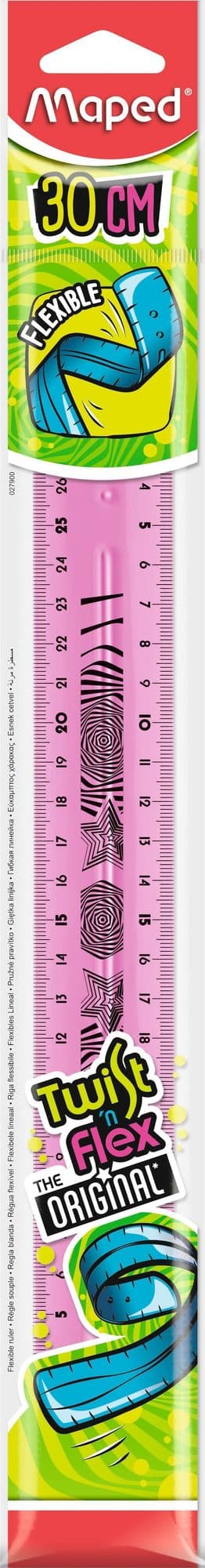 Liniaal Maped Twist 'n Flex 30cm assorti 4