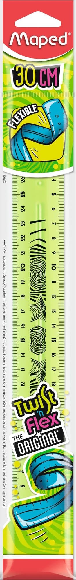 Liniaal Maped Twist 'n Flex 30cm assorti 5
