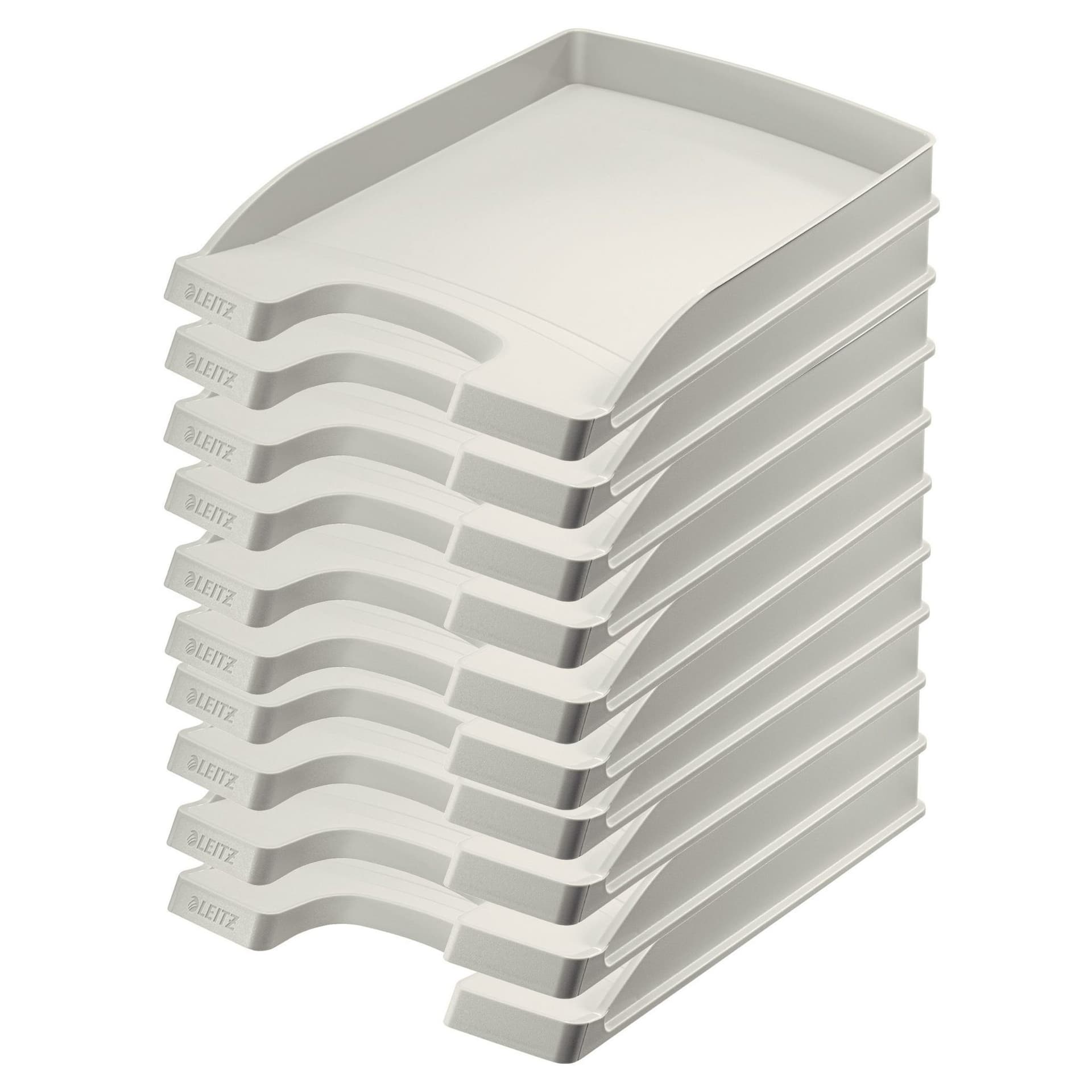 Brievenbak Leitz Plus Slim A4 grijs 2