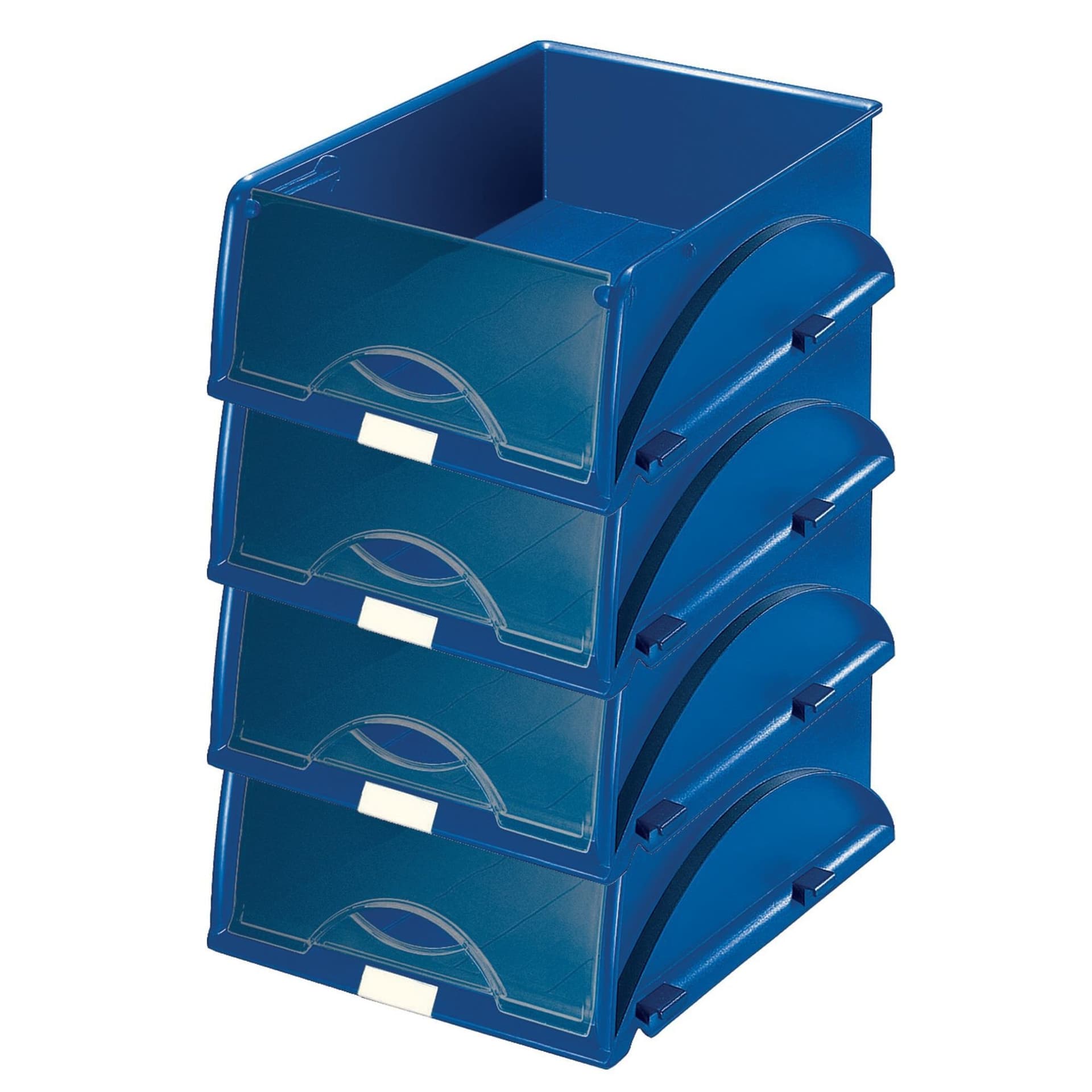 Sorteerbak Leitz 5231 Sorty met klep blauw 2
