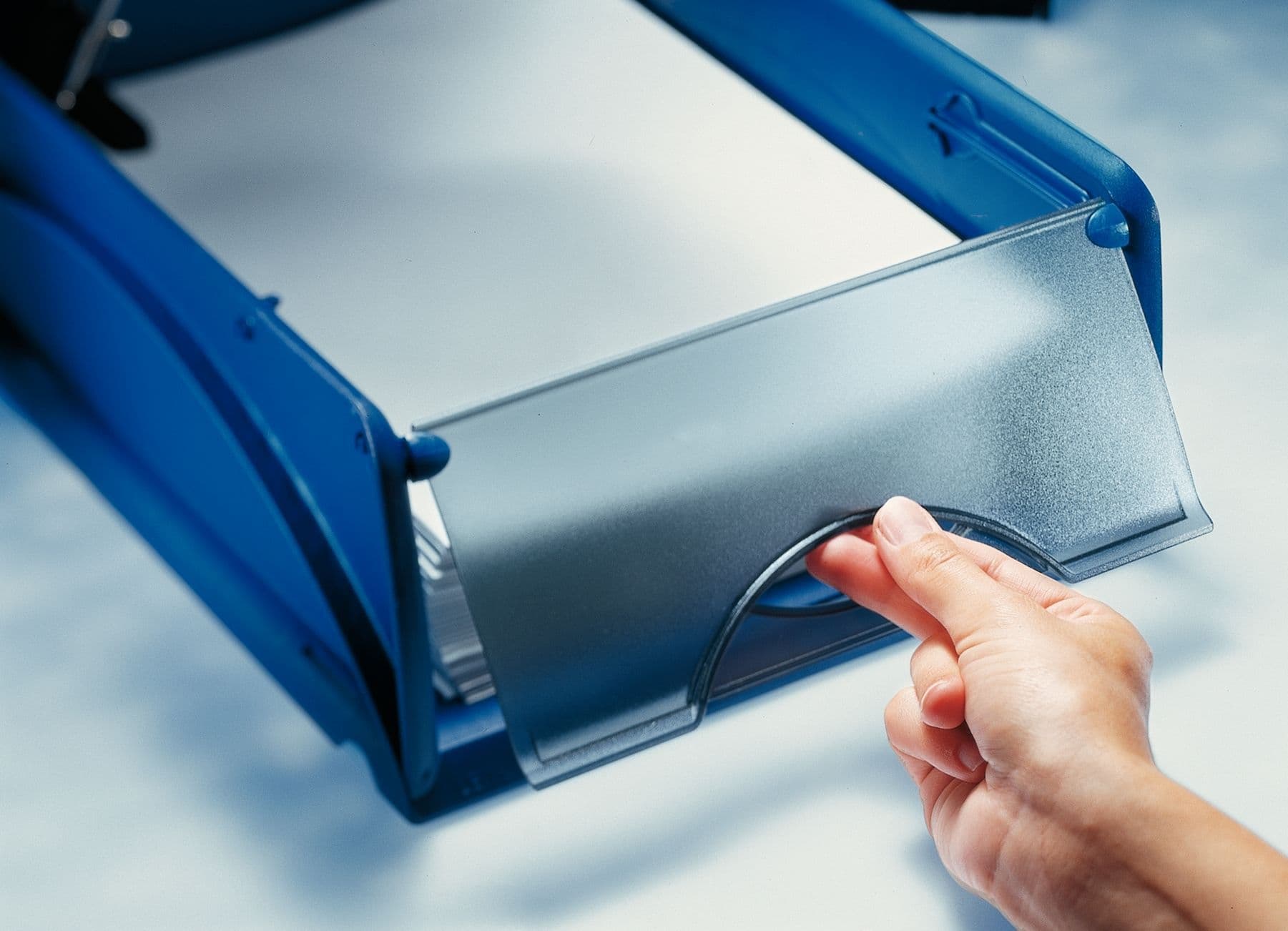 Sorteerbak Leitz 5231 Sorty met klep blauw 4