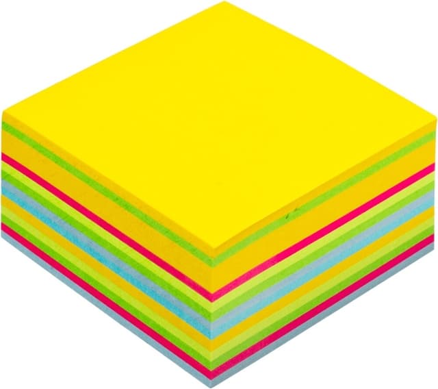 Memoblok Post-it 2030 76x76mm kubus ultra assorti 3