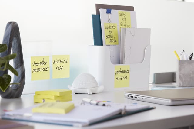 Memoblokdispenser Pro tbv Post-it Z-Notes 76x76mm incl notes transparant zwart 2