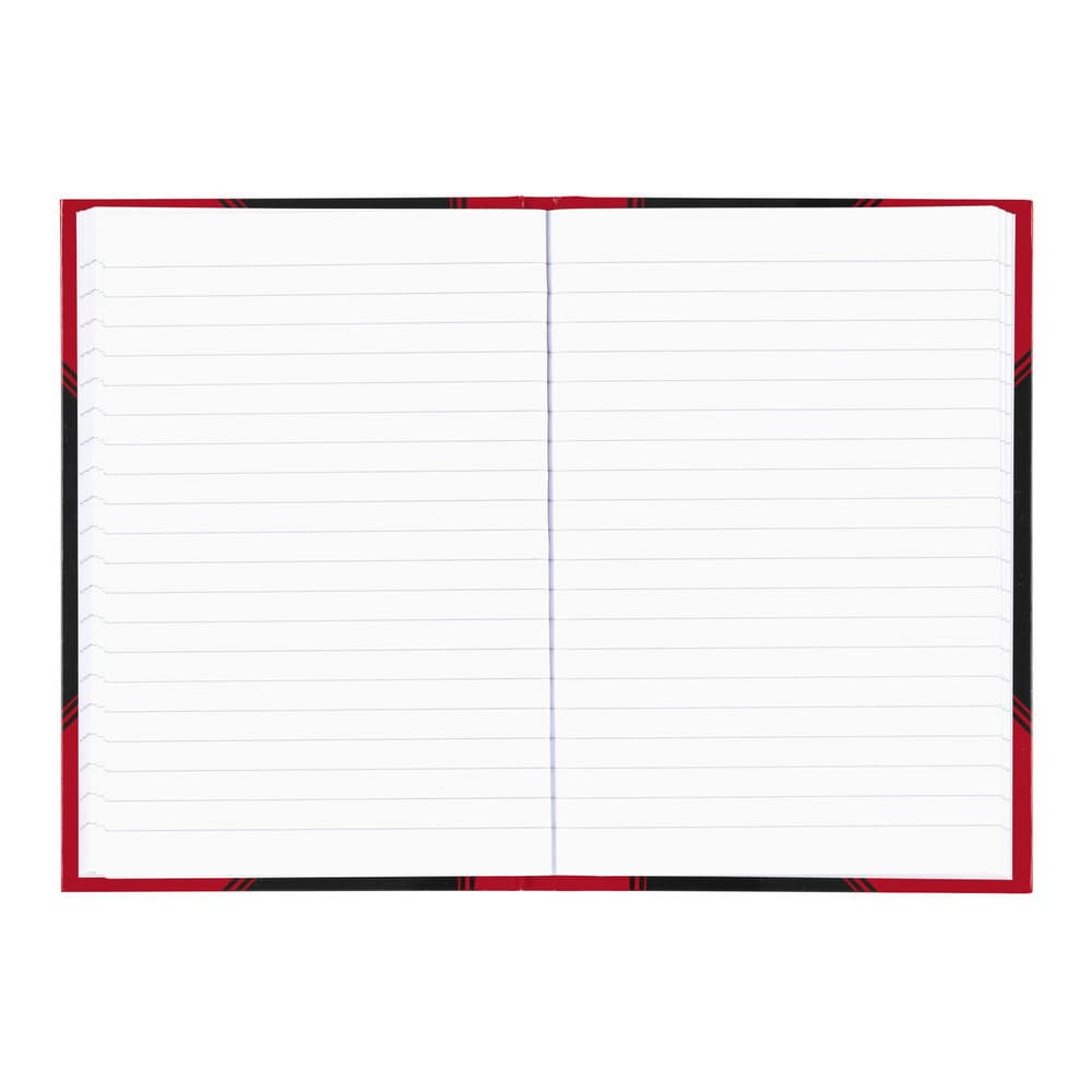 Notitieboek Bantex zwart/rood A5 lijn 70gr 96vel 3