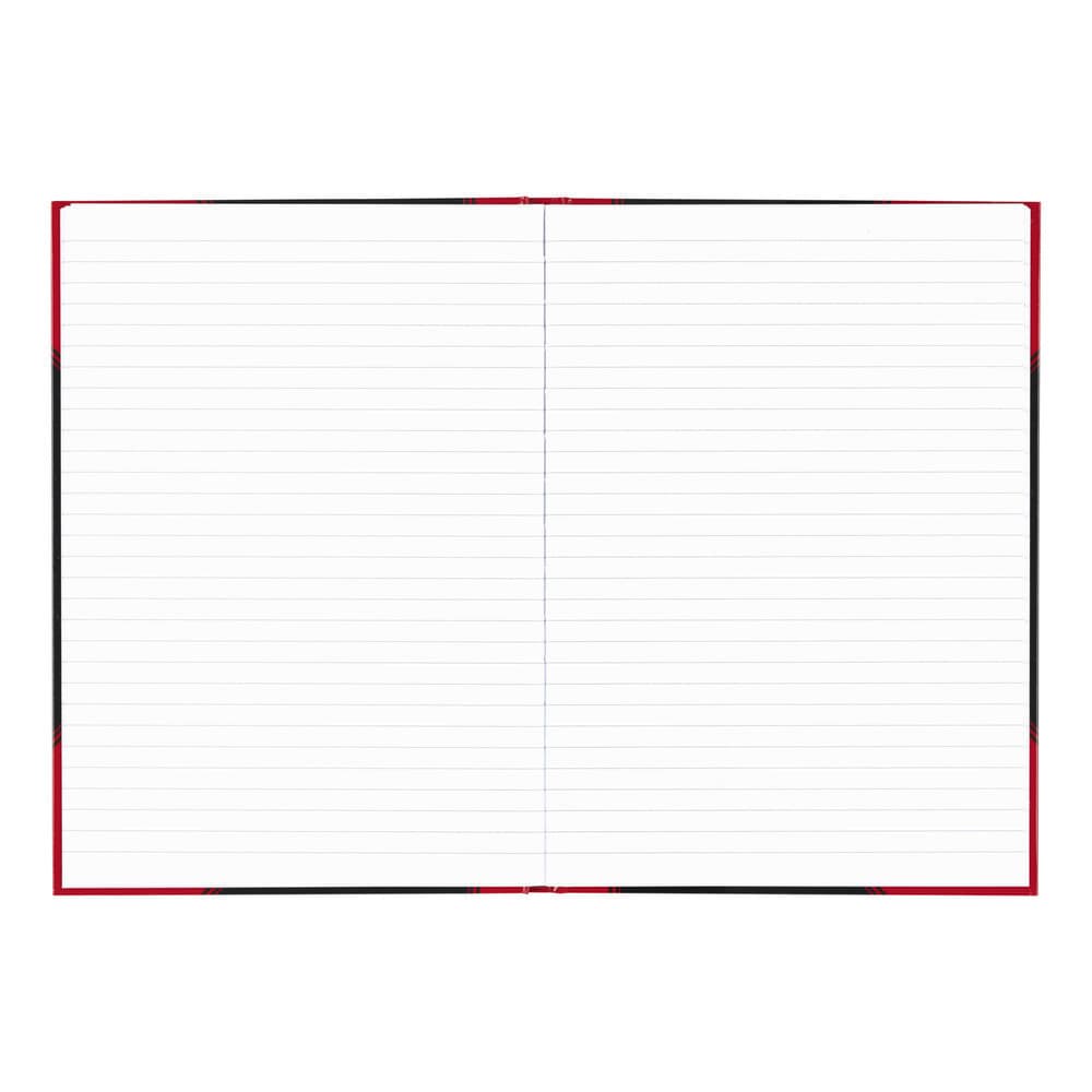Notitieboek Bantex zwart/rood A4 lijn 70gr 96vel 3