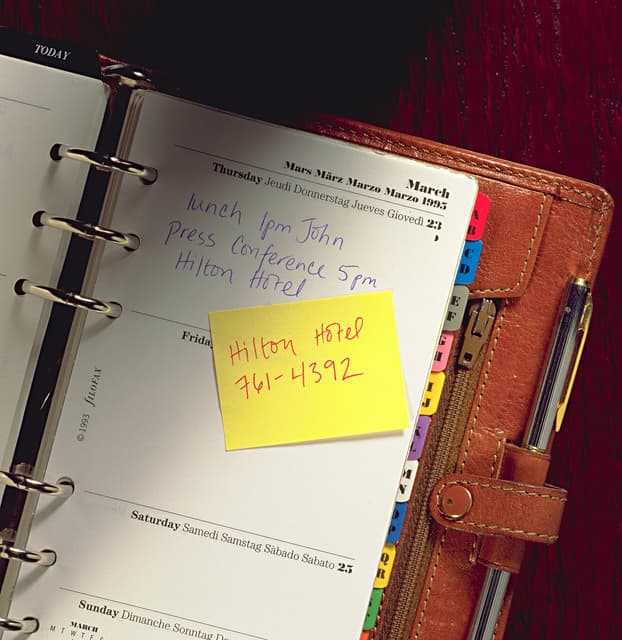 Memoblok Post-it 653-1B recycled 38x51mm canary yellow 6 stuks 2