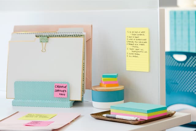Memoblok Post-it 660 lijn 102x152mm canary yellow 3