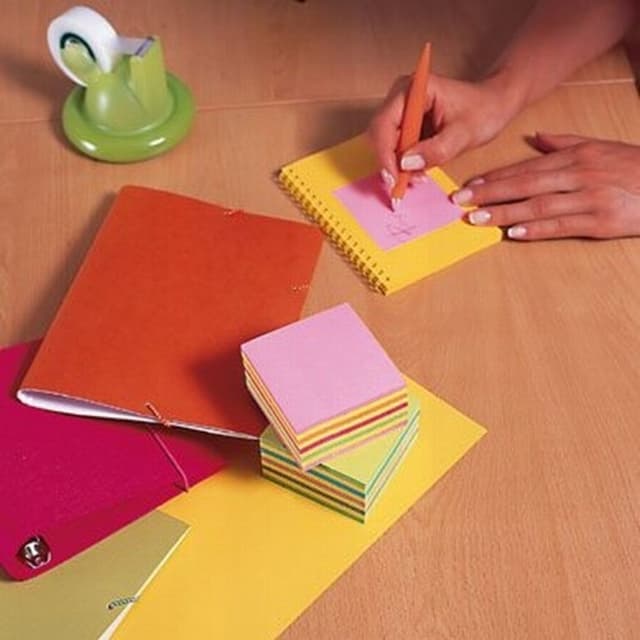 Memoblok Post-it 2028 76x76mm kubus pastel roze 3