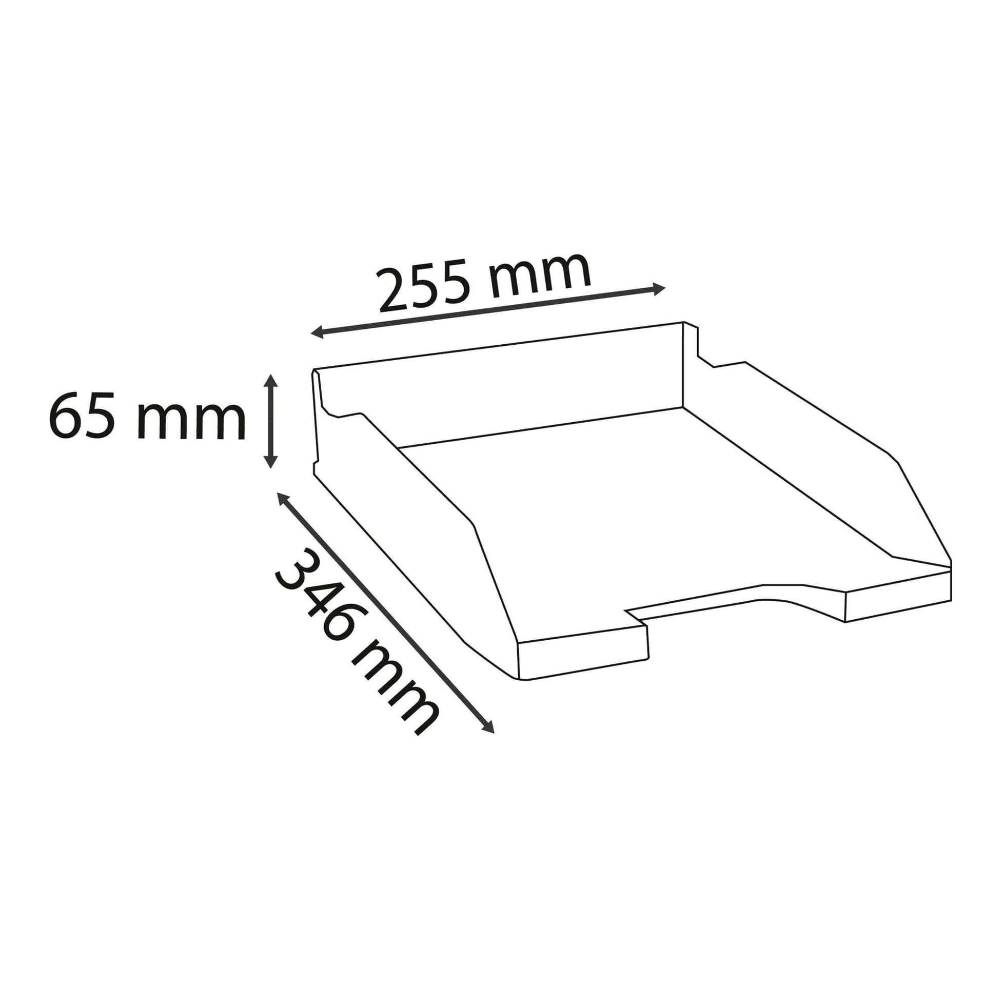 Brievenbak Exacompta Ecoblack zwart 2