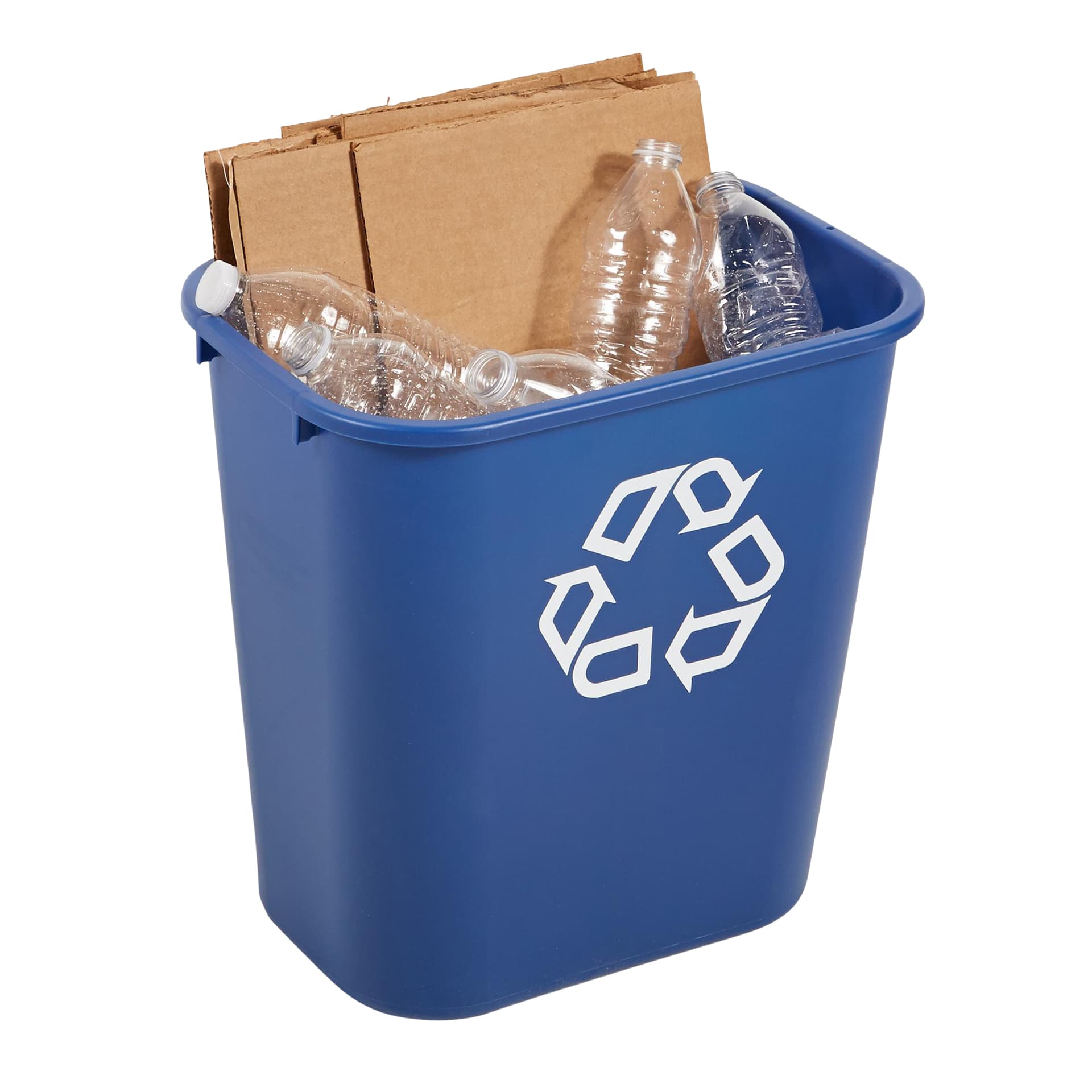 Papierbak Rubbermaid recycling medium 26L blauw 3