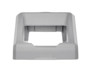Afvalbak Rubbermaid Slim Jim Recyclestation starterset 87 liter grijs 3