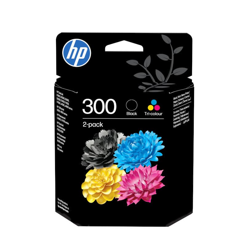 Inktcartridge HP CN637EE 300 zwart + kleur 2