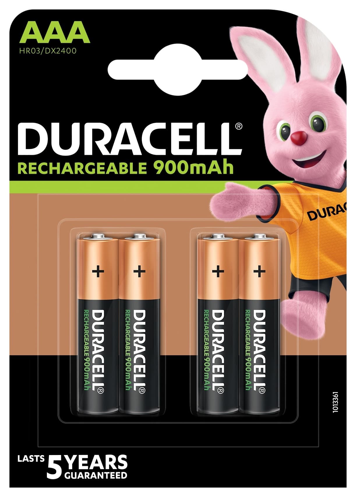 Batterij oplaadbaar Duracell 4x AAA 900mAh Ultra