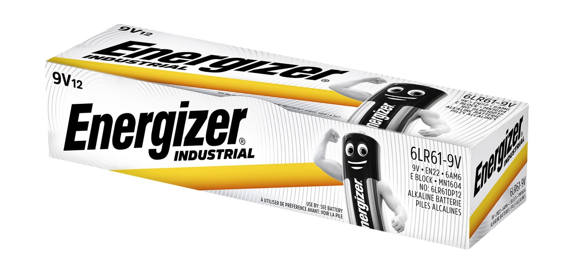 Batterij Energizer Industrial 12x 9Volt alkaline
