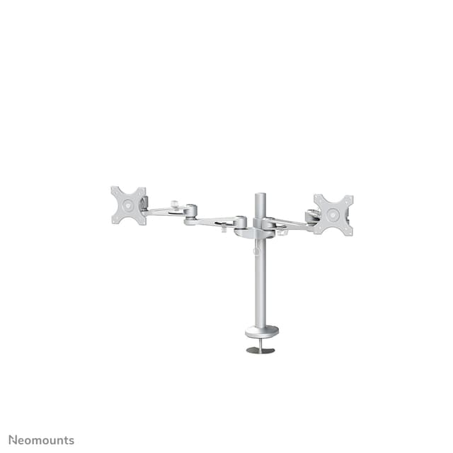 Monitorarm Neomounts D935DG 2x10-27" doorvoer zilvergrijs 3