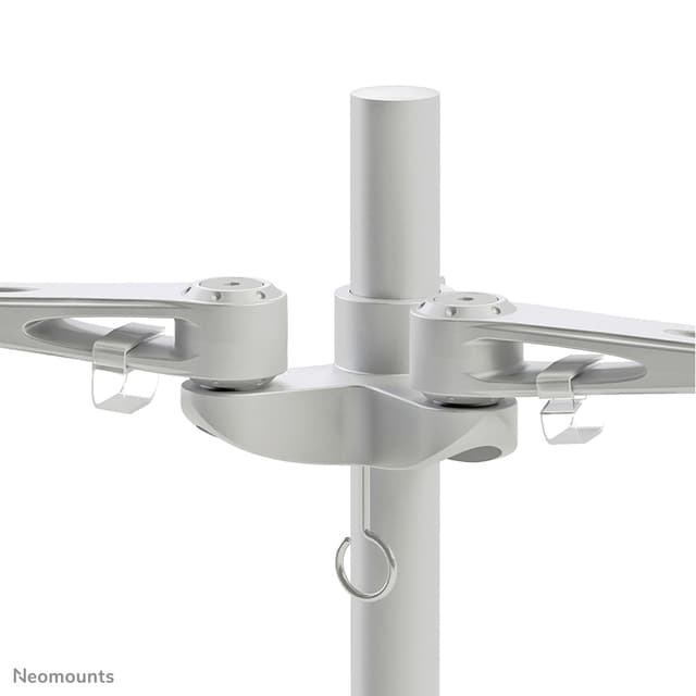 Monitorarm Neomounts D935D 2x10-27" met klem zilvergrijs 5