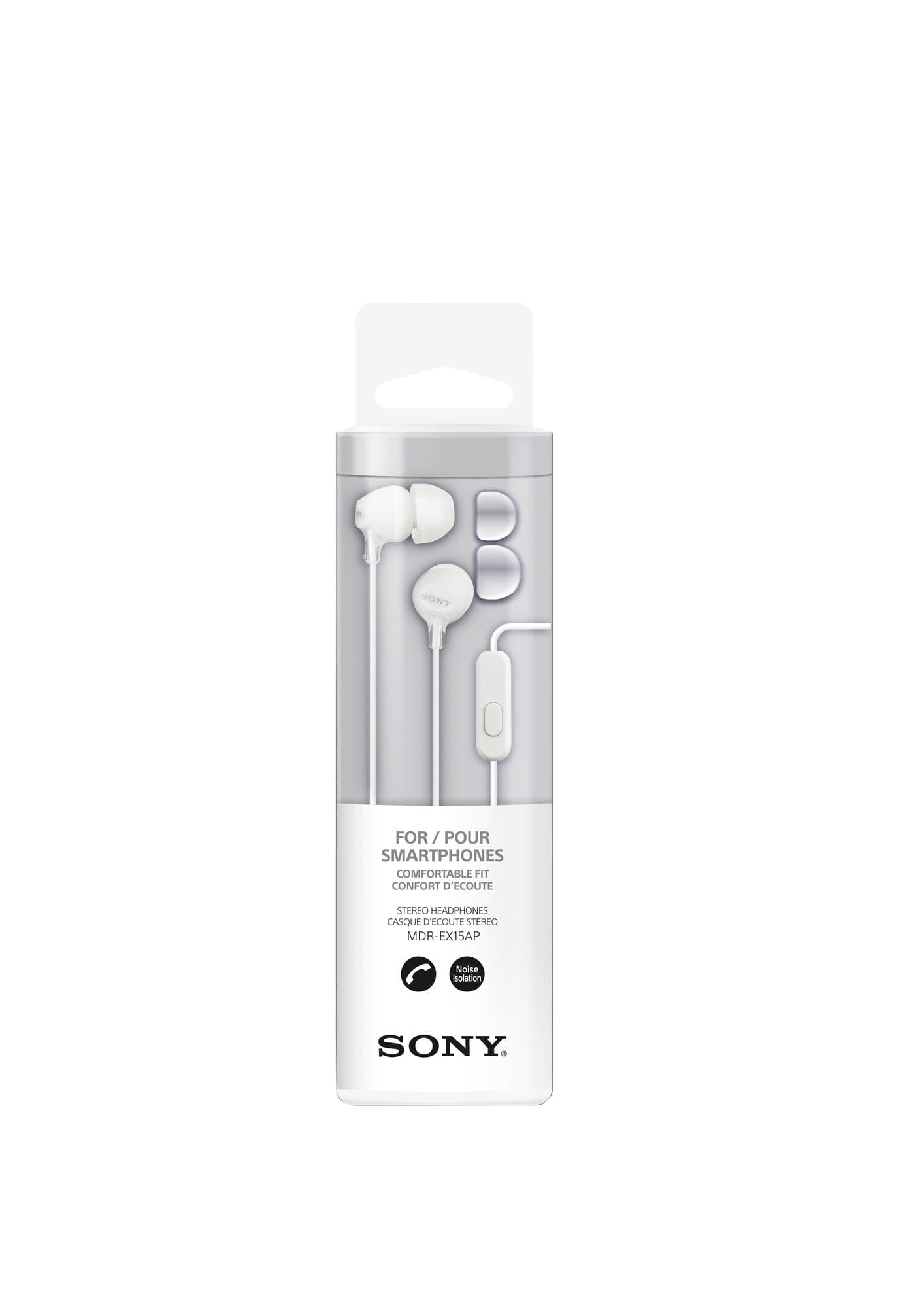 Oortelefoon Sony EX15AP basic wit 2